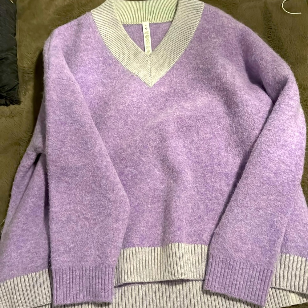 Lulu lemon alpaca wool sweater